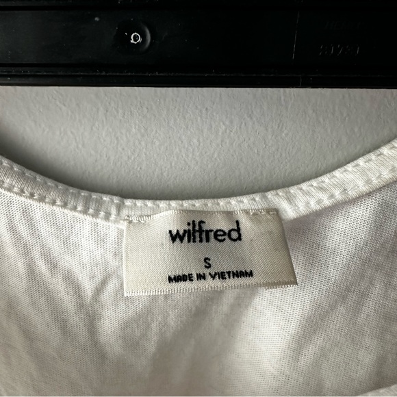 Wilfred White tank top with cinched bottom - Picture 2 of 2